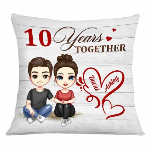 Personalized Anniversary Together Pillow