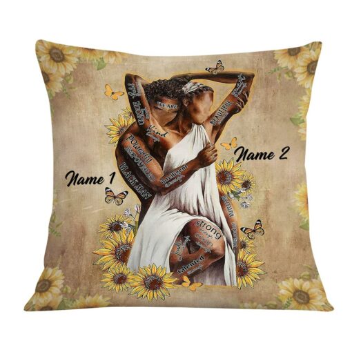 Personalized BWA Couple We Are Pillow