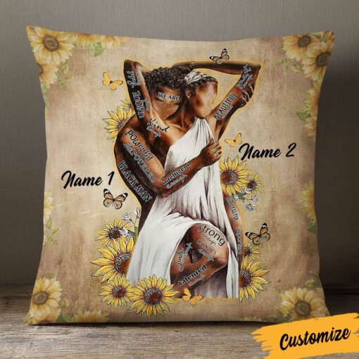 Personalized BWA Couple We Are Pillow