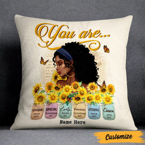 Personalized BWA Daughter You Are Pillow