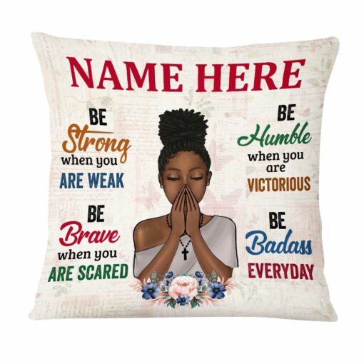 Personalized BWA Girl Pillow