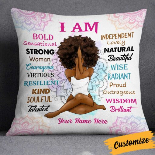 Personalized BWA I Am Pillow