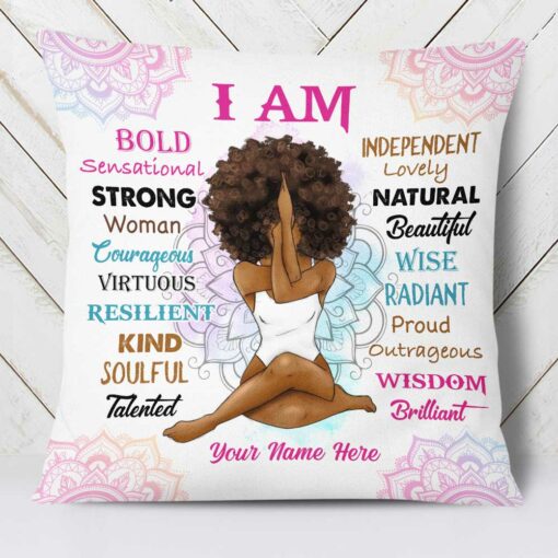 Personalized BWA I Am Pillow