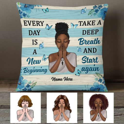 Personalized BWA New Beginning Pillow