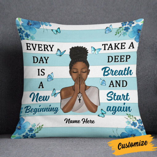 Personalized BWA New Beginning Pillow