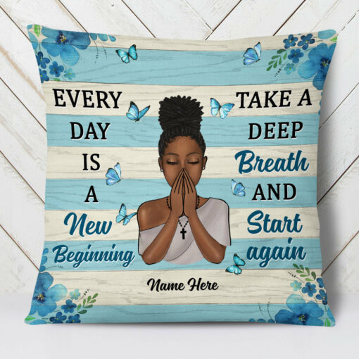 Personalized BWA New Beginning Pillow