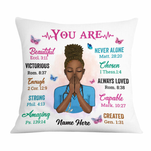 Personalized BWA Nurse You Are Pillow