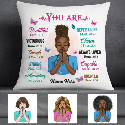 Personalized BWA Nurse You Are Pillow