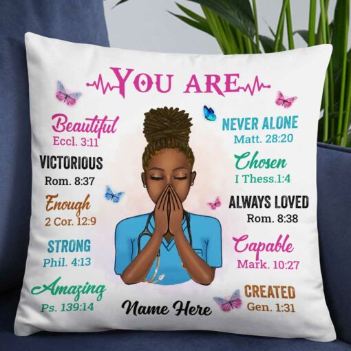 Personalized BWA Nurse You Are Pillow