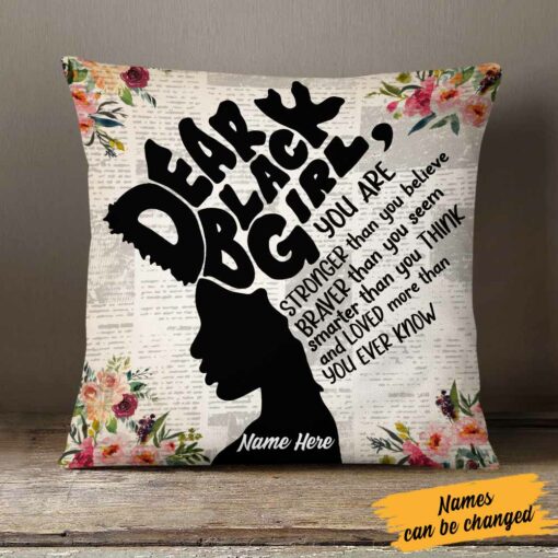 Personalized BWA You Are Stronger Than You Believe Pillow