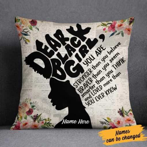 Personalized BWA You Are Stronger Than You Believe Pillow