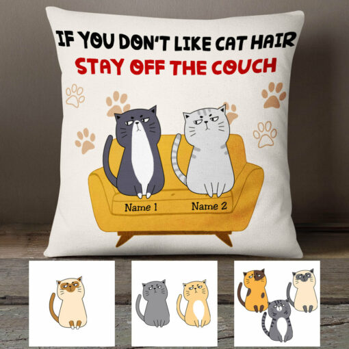 Personalized Cat Hair Furniture Pillow