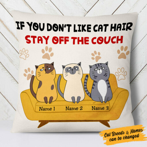 Personalized Cat Hair Furniture Pillow