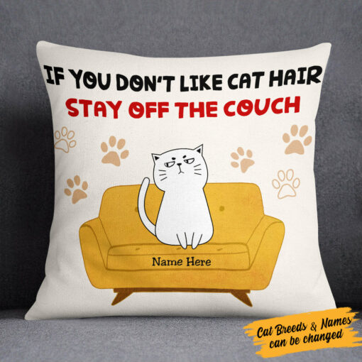 Personalized Cat Hair Furniture Pillow