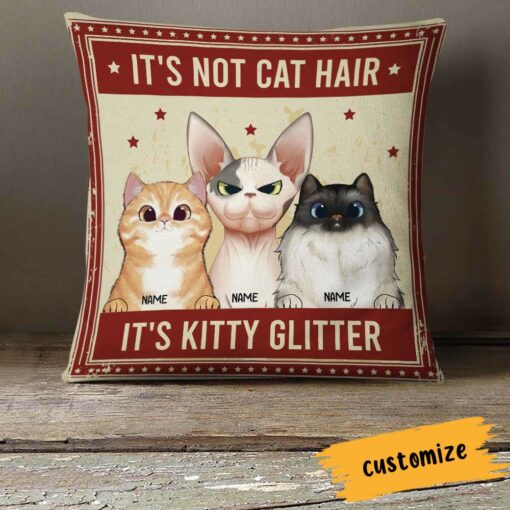 Personalized Cat Hair Pillow