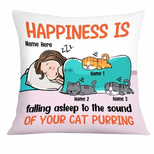 Personalized Cat Mom Sleep Pillow