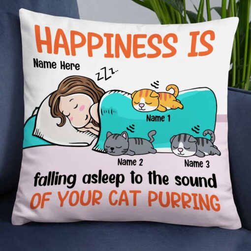 Personalized Cat Mom Sleep Pillow