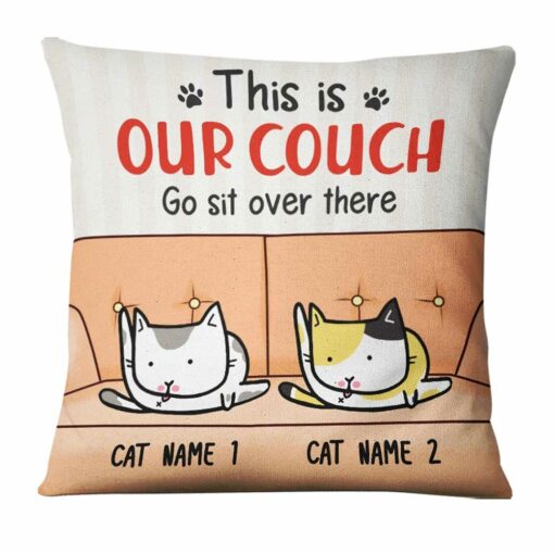 Personalized Cat This Is My Couch Pillow