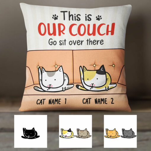 Personalized Cat This Is My Couch Pillow