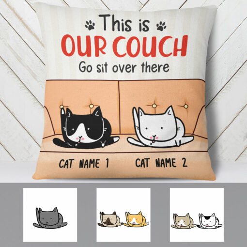 Personalized Cat This Is My Couch Pillow