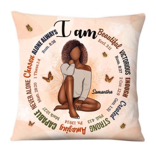 Personalized Christian Affirmation Gifts For Daughter Pillow