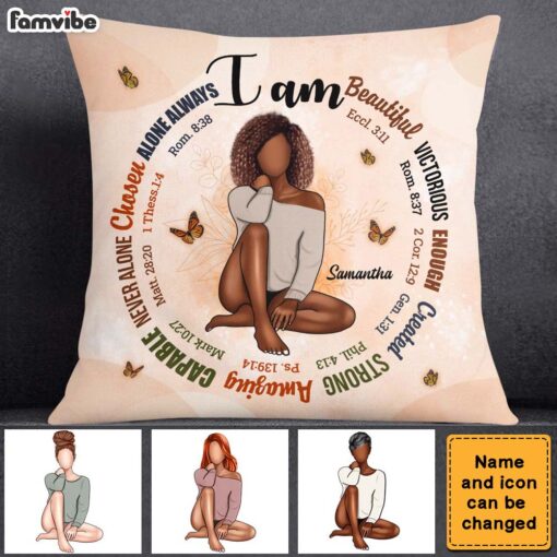 Personalized Christian Affirmation Gifts For Daughter Pillow