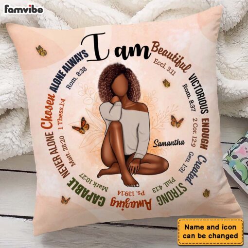 Personalized Christian Affirmation Gifts For Daughter Pillow