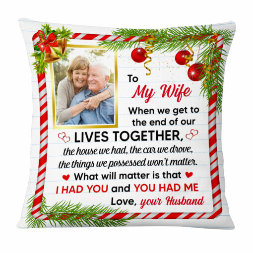 Personalized Christmas Couple Pillow