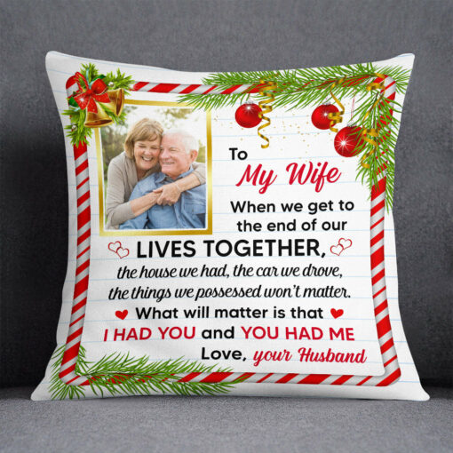 Personalized Christmas Couple Pillow