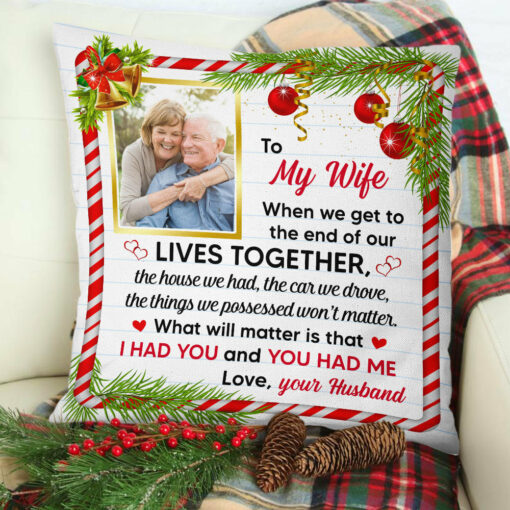 Personalized Christmas Couple Pillow