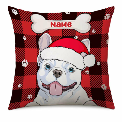 Personalized Christmas Dog Pillow