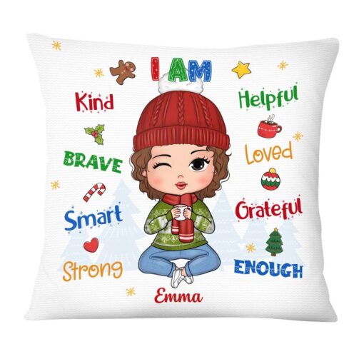 Personalized Christmas Gift For Granddaughter Pillow