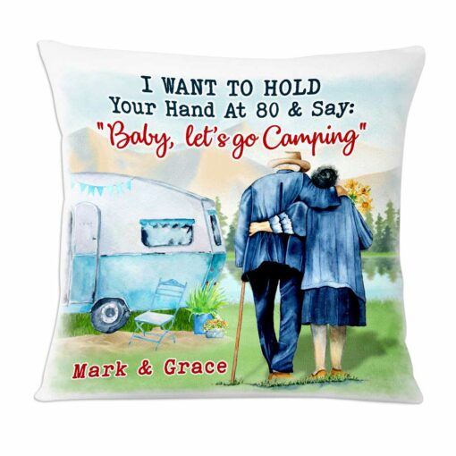 Personalized Couple Camping Pillow