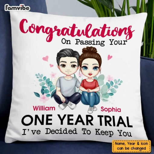 Personalized Couple Decide To Keep You Pillow