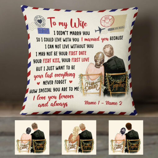 Personalized Couple Forever And Always Pillow