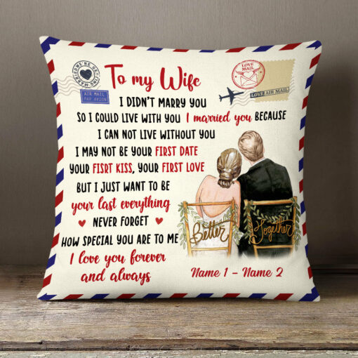 Personalized Couple Forever And Always Pillow