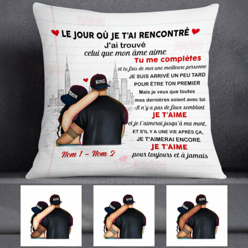 Personalized Couple French Coupler Pillow