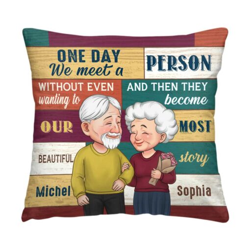 Personalized Couple Gift Our Beautiful Story Pillow