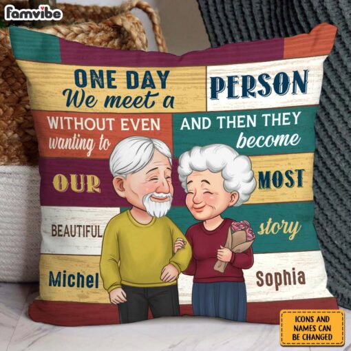 Personalized Couple Gift Our Beautiful Story Pillow