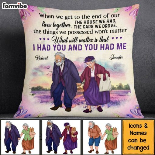 Personalized Couple Gift The End Of Our Lives Together Pillow