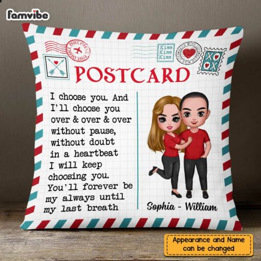 Personalized Couple Love Letter Pillow