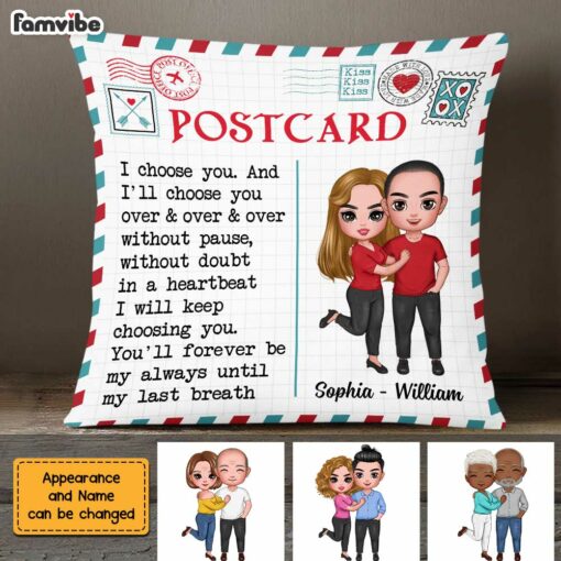 Personalized Couple Love Letter Pillow