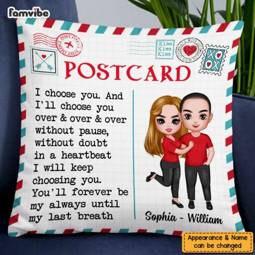 Personalized Couple Love Letter Pillow