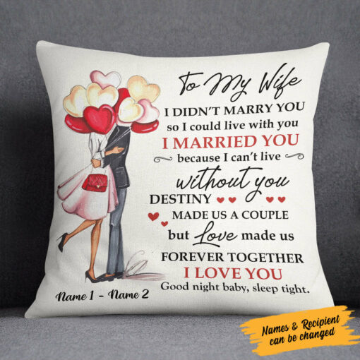 Personalized Couple Love Pillow