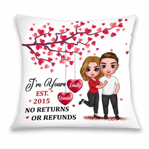 Personalized Couple Love Tree Pillow