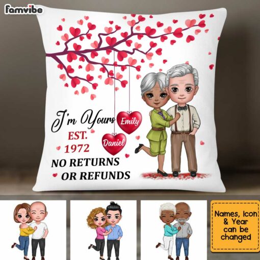 Personalized Couple Love Tree Pillow