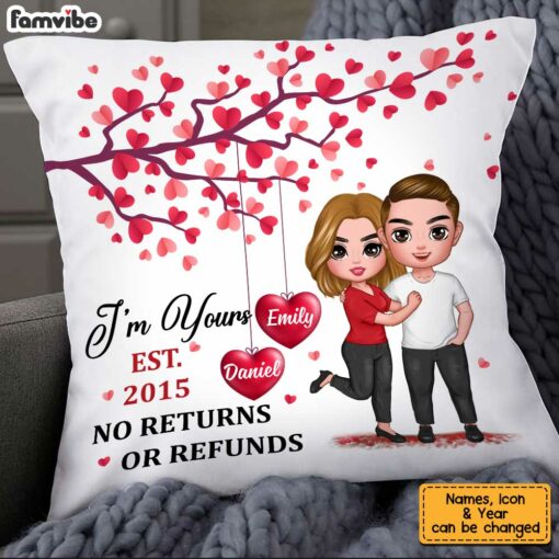 Personalized Couple Love Tree Pillow