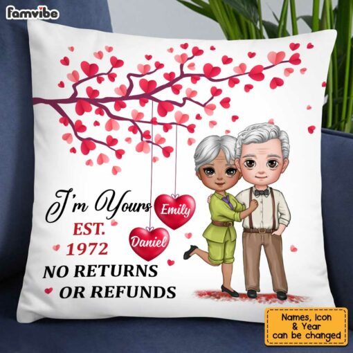 Personalized Couple Love Tree Pillow