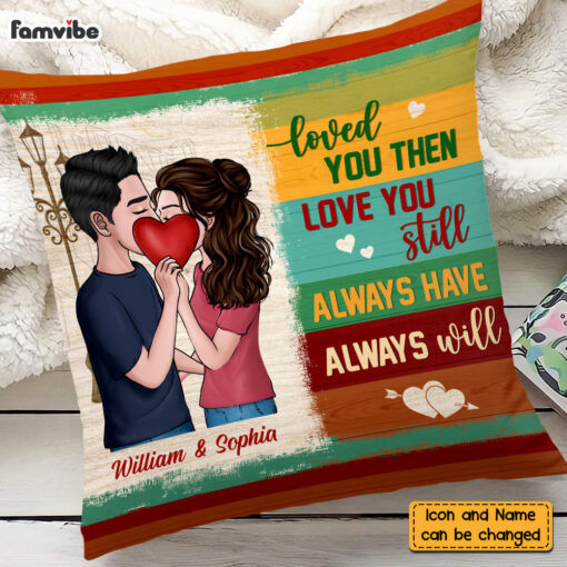 Personalized Couple Love You Still Pillow