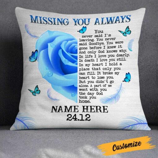 Personalized Couple Memo Pillow